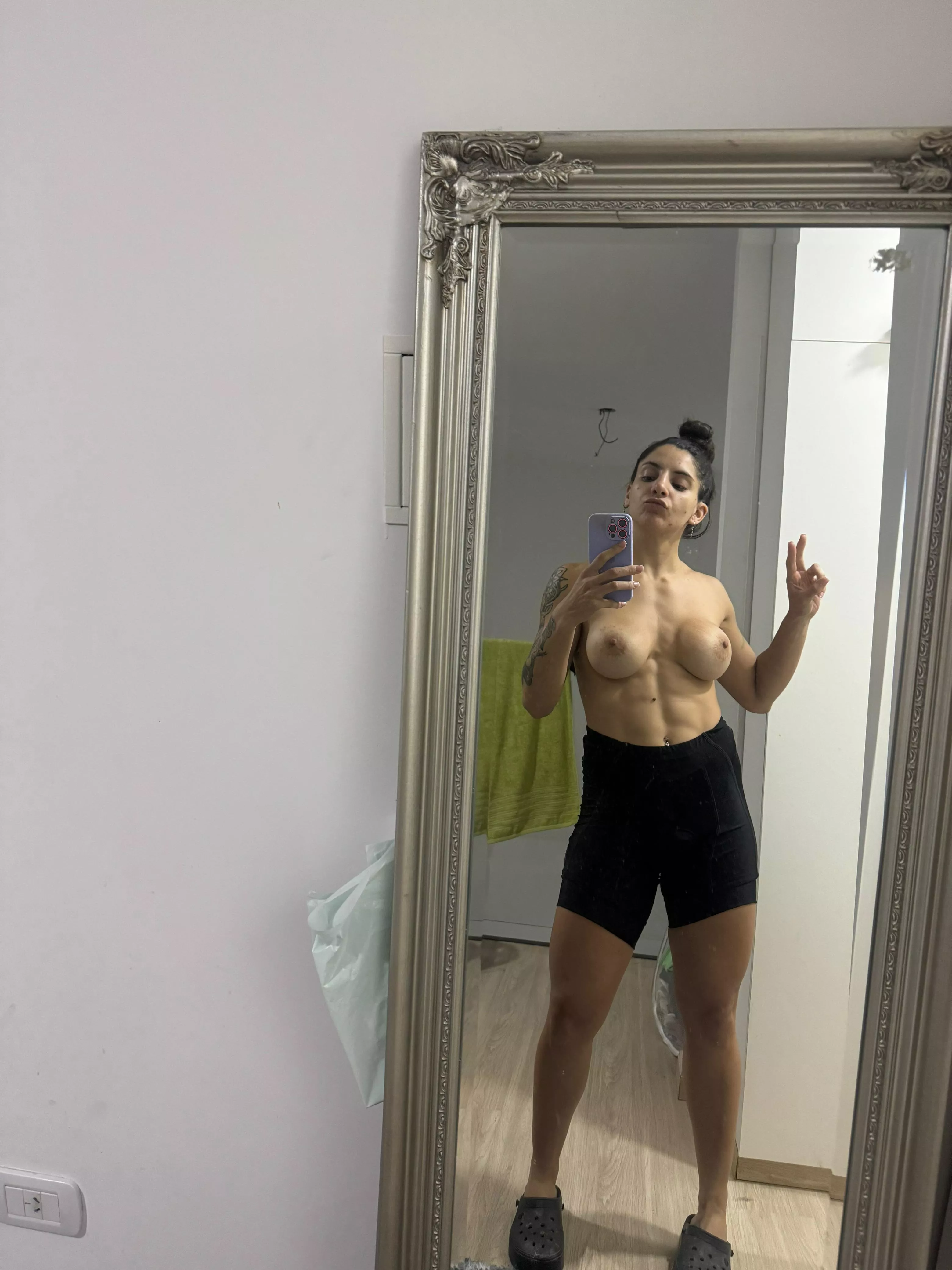 Describe what you would do to me in one word