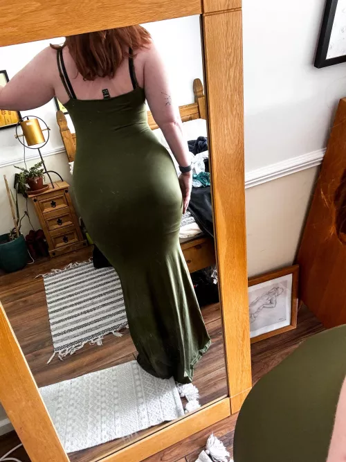Dress is really hugging my curves 