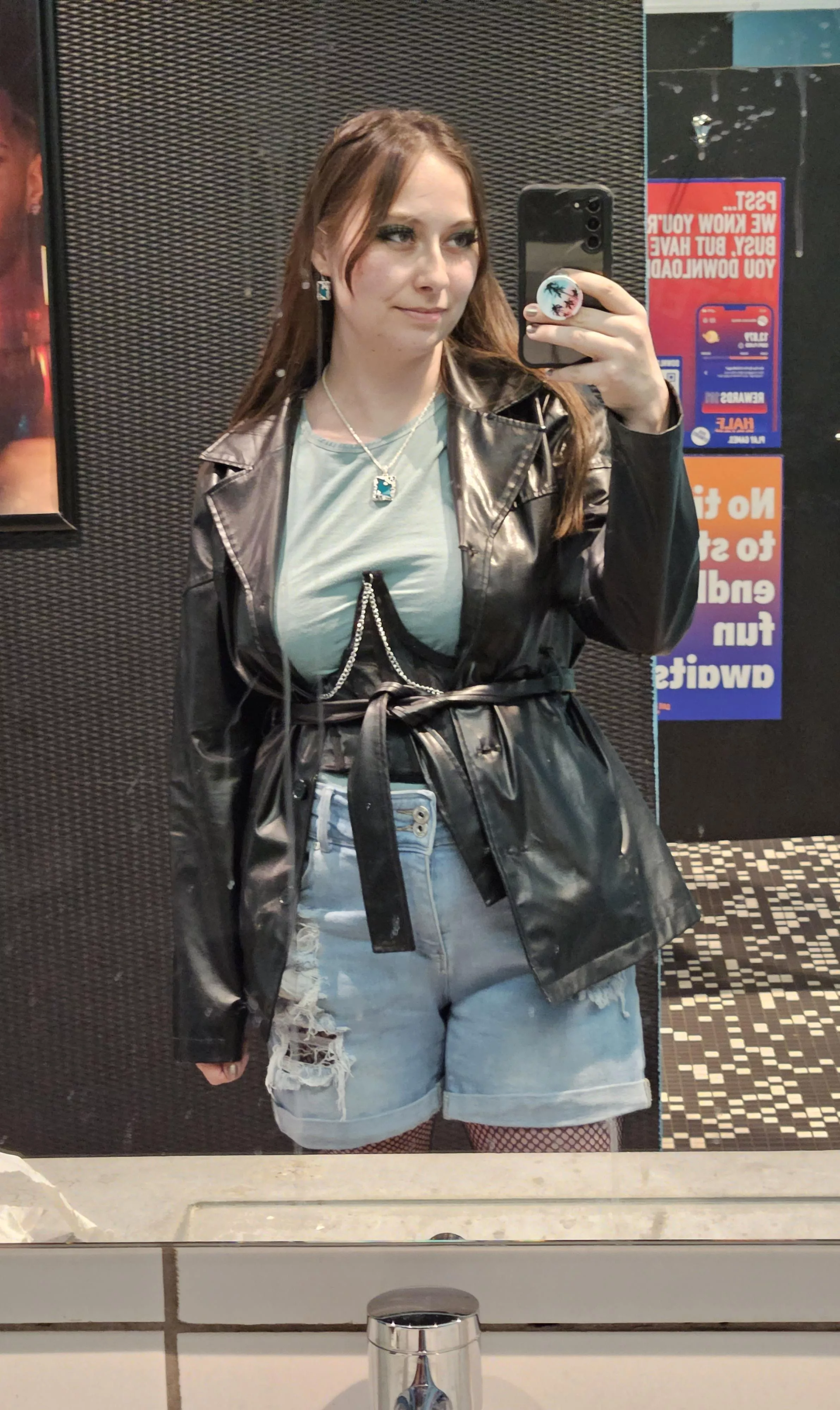 Felt really cute in this corset 