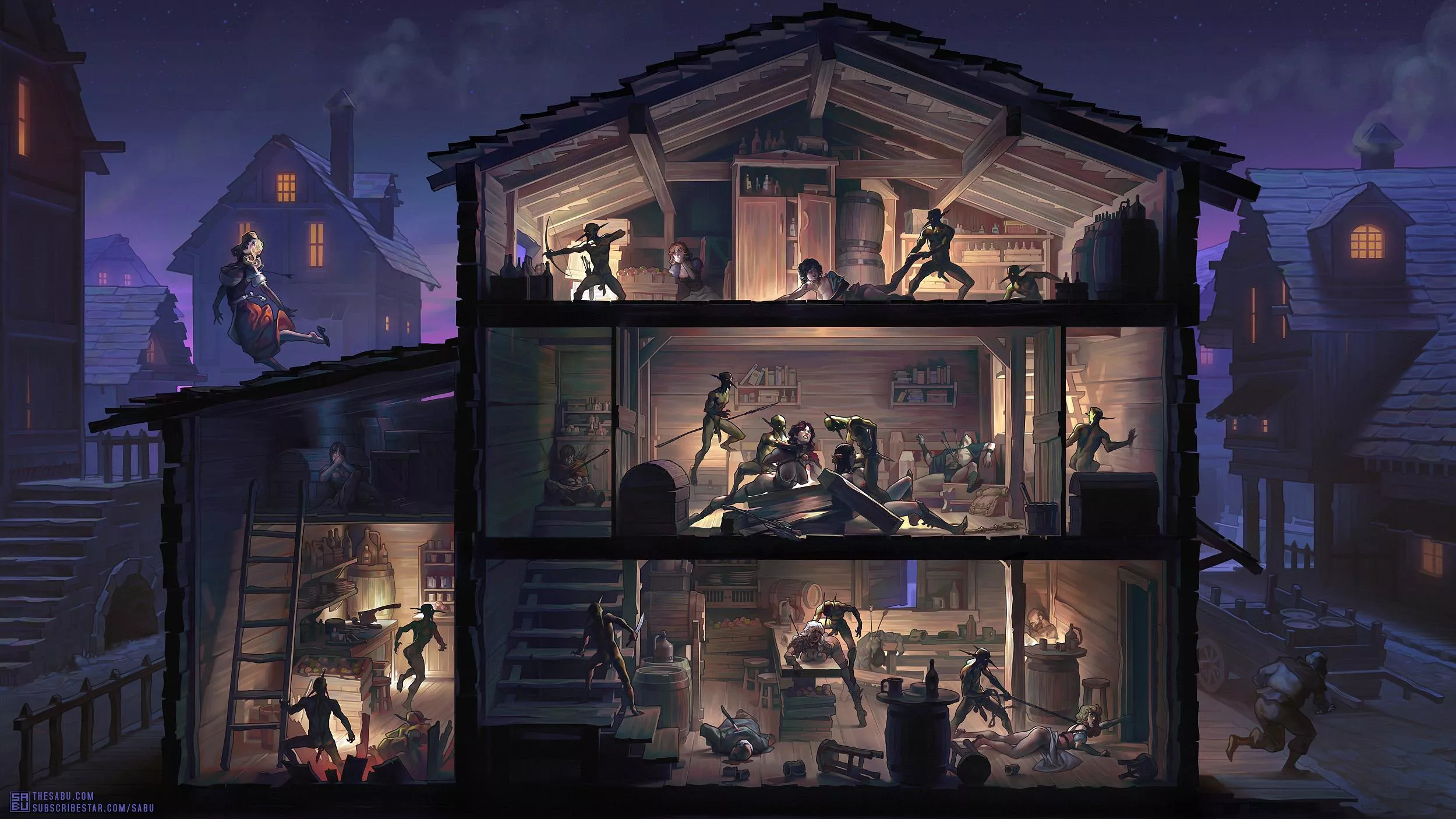 Goblin raid on local tavern [Sabu]