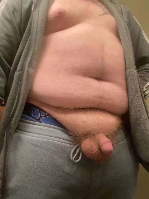 Hanging out at home after the gym