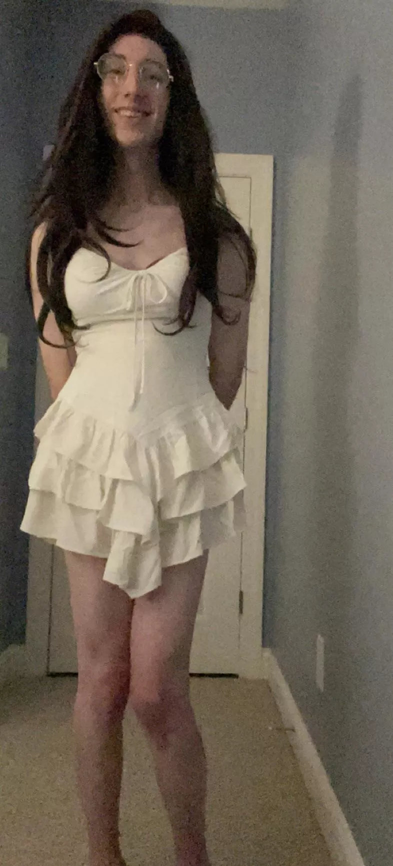 honest opinions, is this dress too short or fine for public?