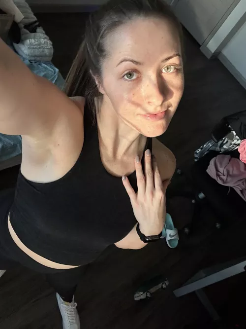 how about I go down on you before the gym