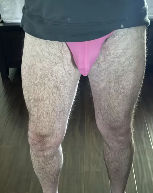 I like my pink thong best