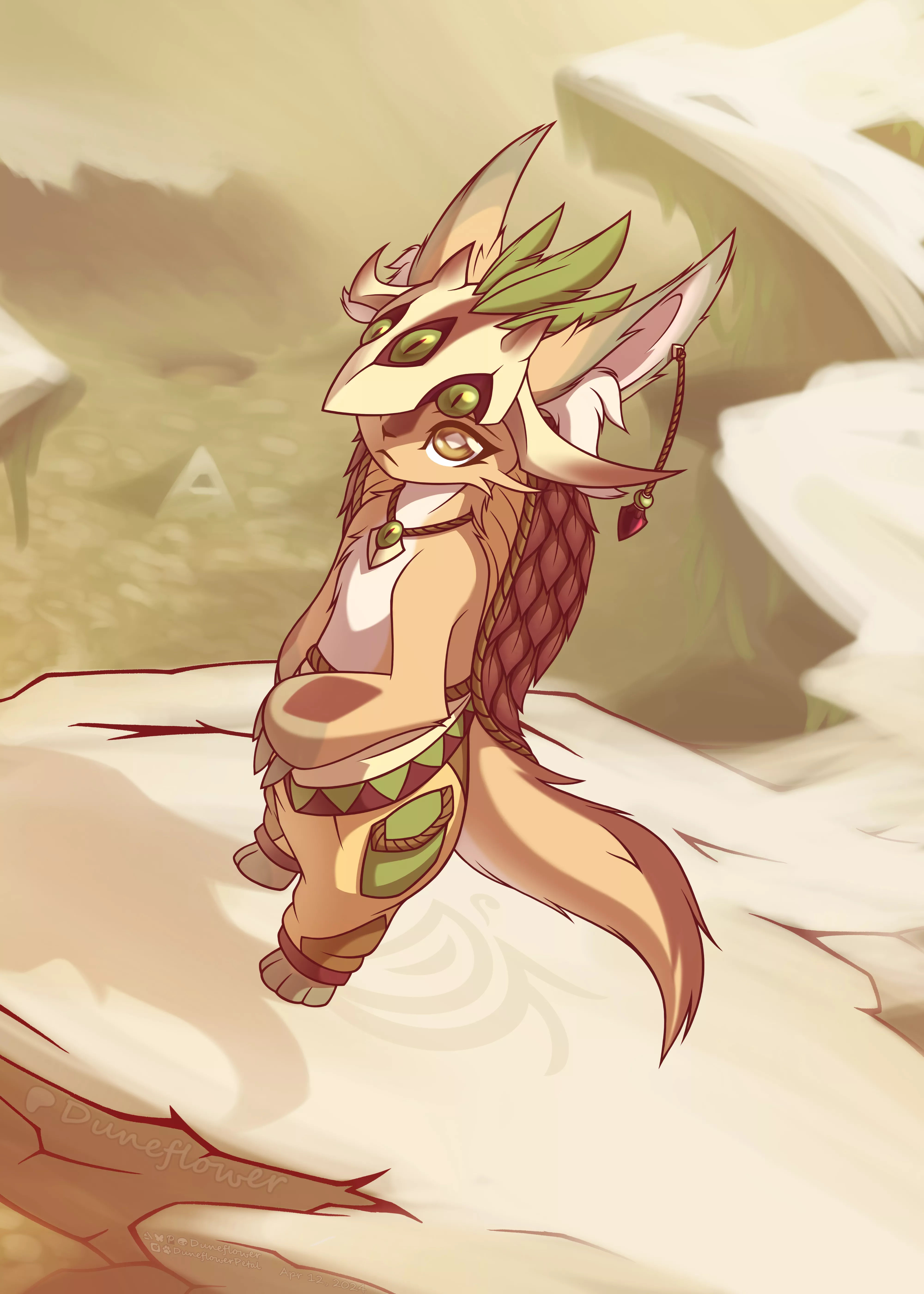 I rewatched Made in Abyss with a friend and got inspired