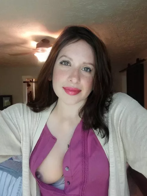 I should probably button up a little before heading to the store.