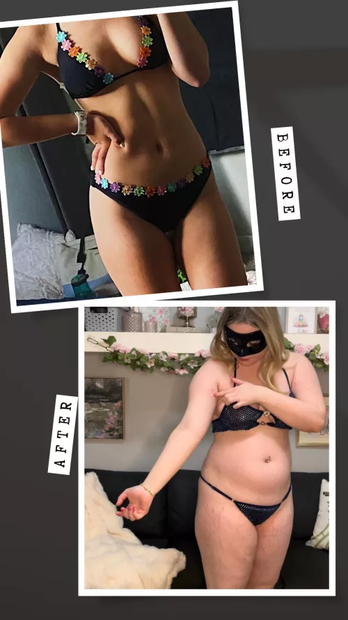 My abs have softened up a bit 😉