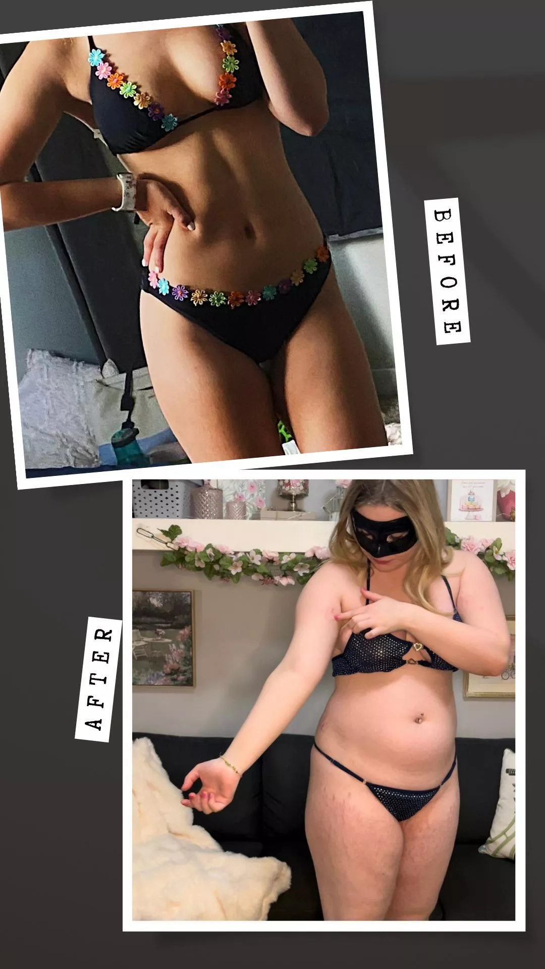 My abs have softened up a bit 😉