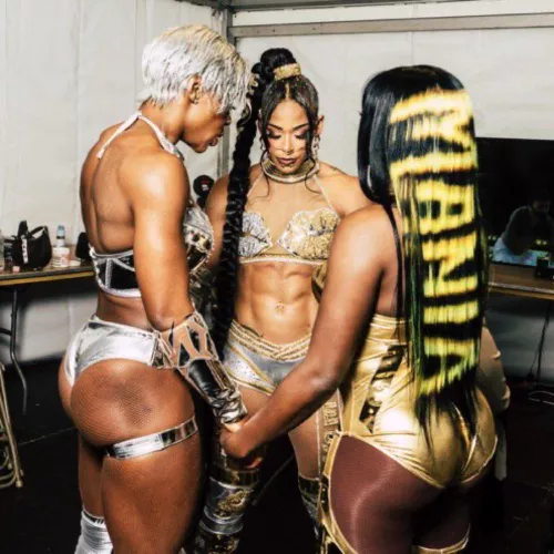 Naomi, Jade Cargill and Bianca Belair 
