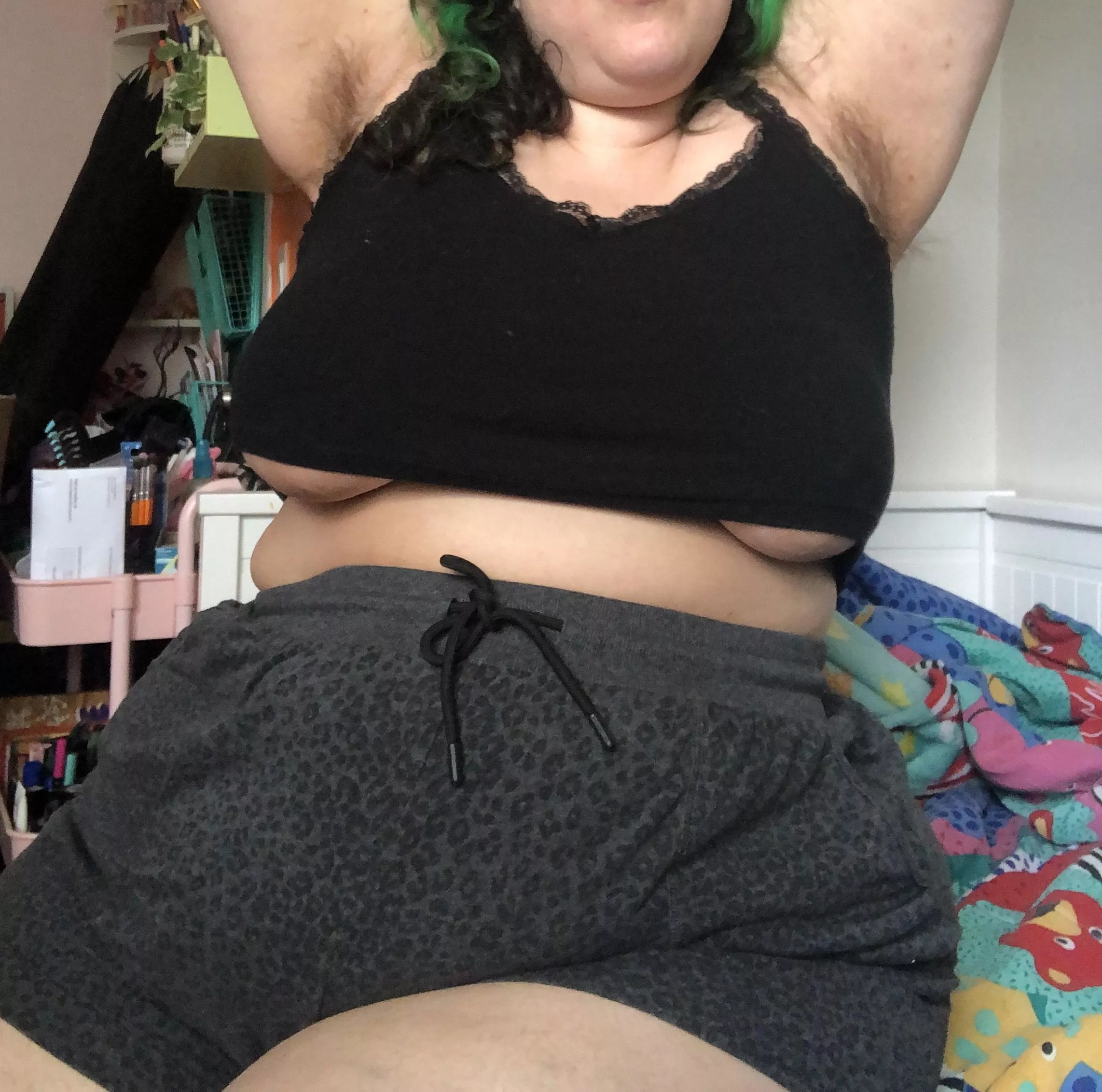 nuzzle my hairy pits?