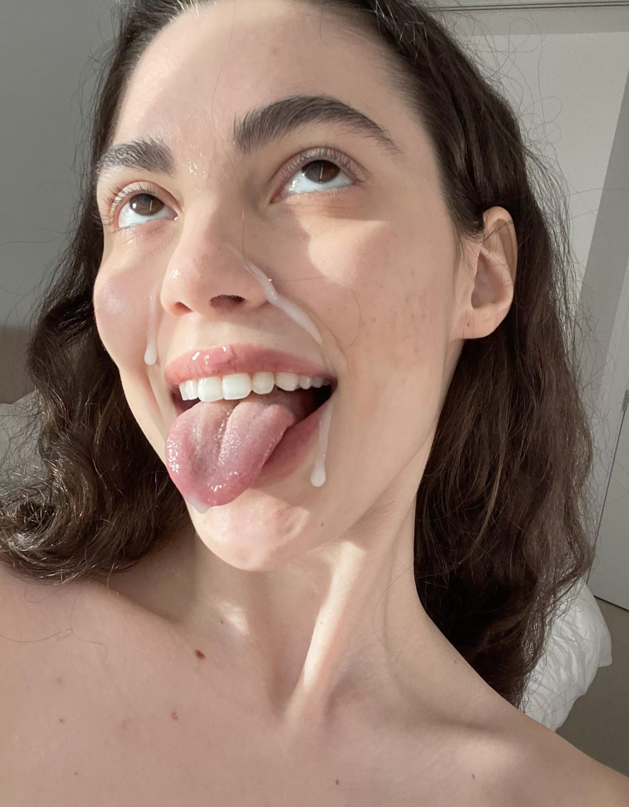 oh yeah my face is covered in cum