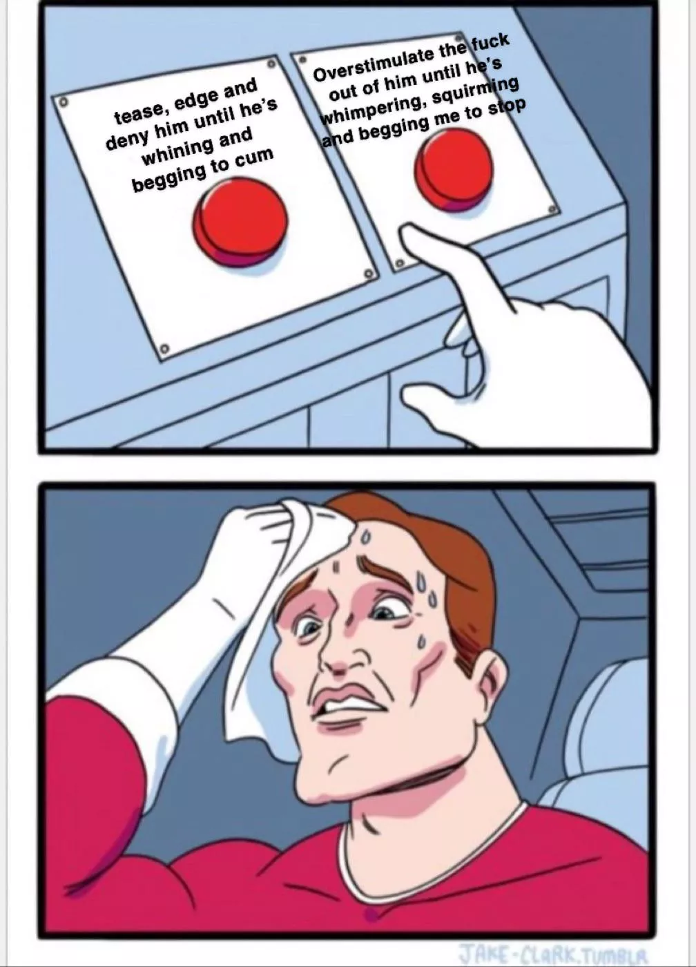 or one followed by the other? 😇