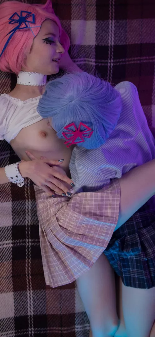 Perfect place for ur cock is between us