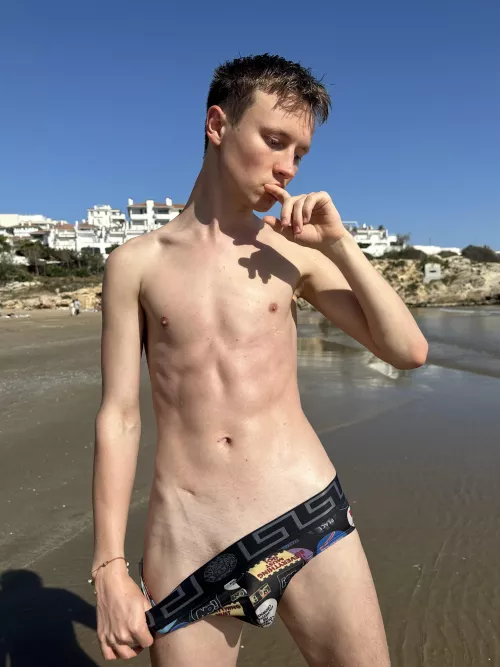 Should I take off my swimming trunks?