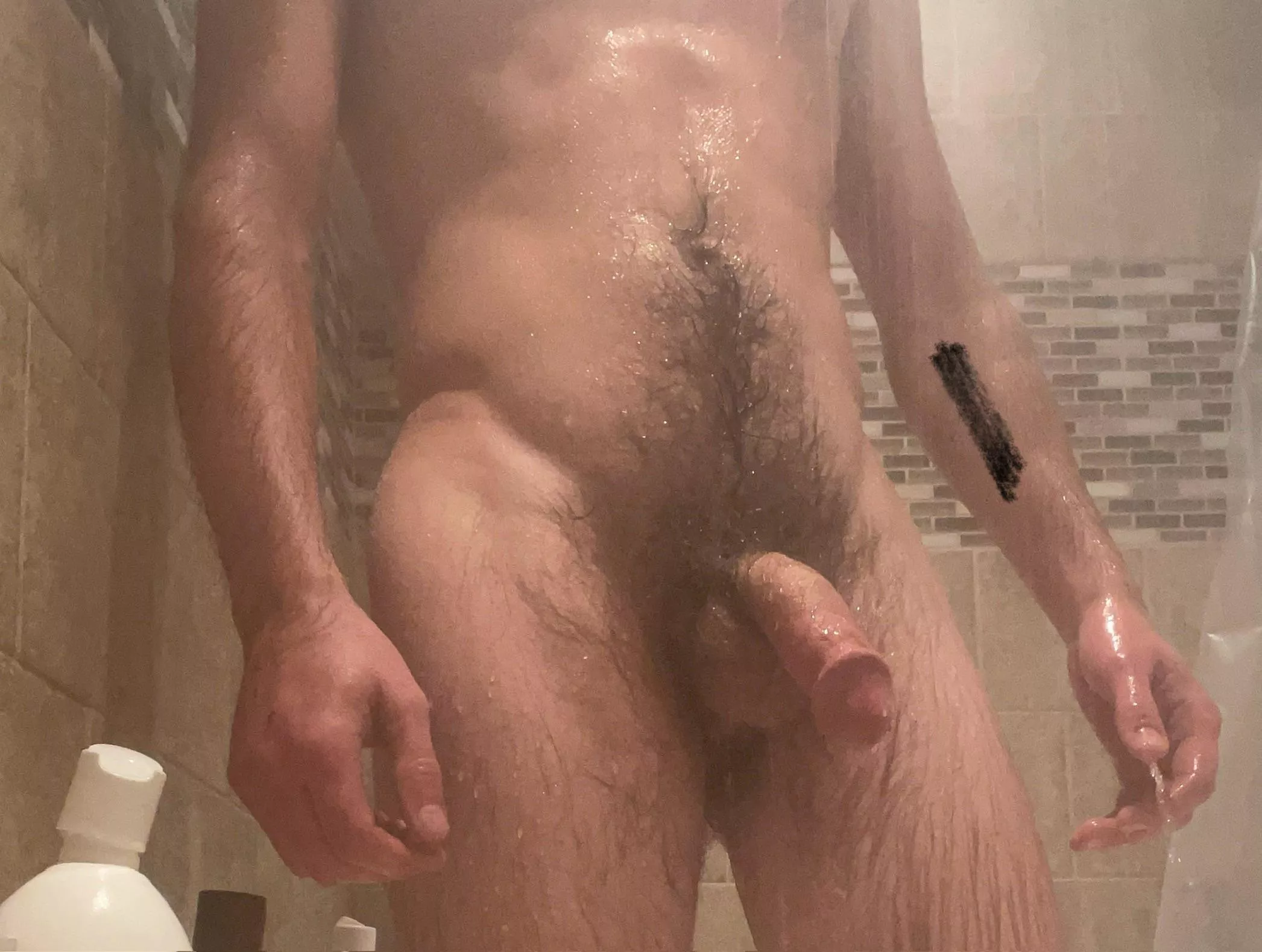 Shower lighting really brings the V out 