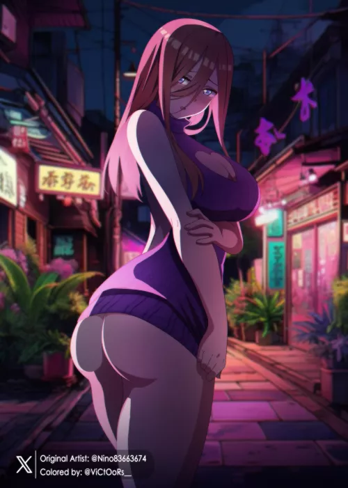 Slutty Miku On The Streets (The Quintessential Quintuplets)