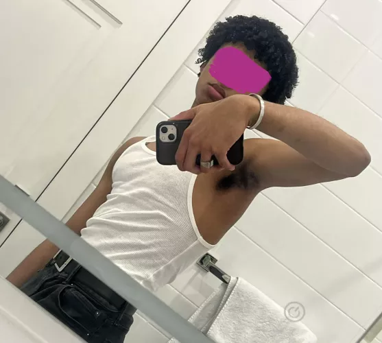 Sweaty from a bike ride