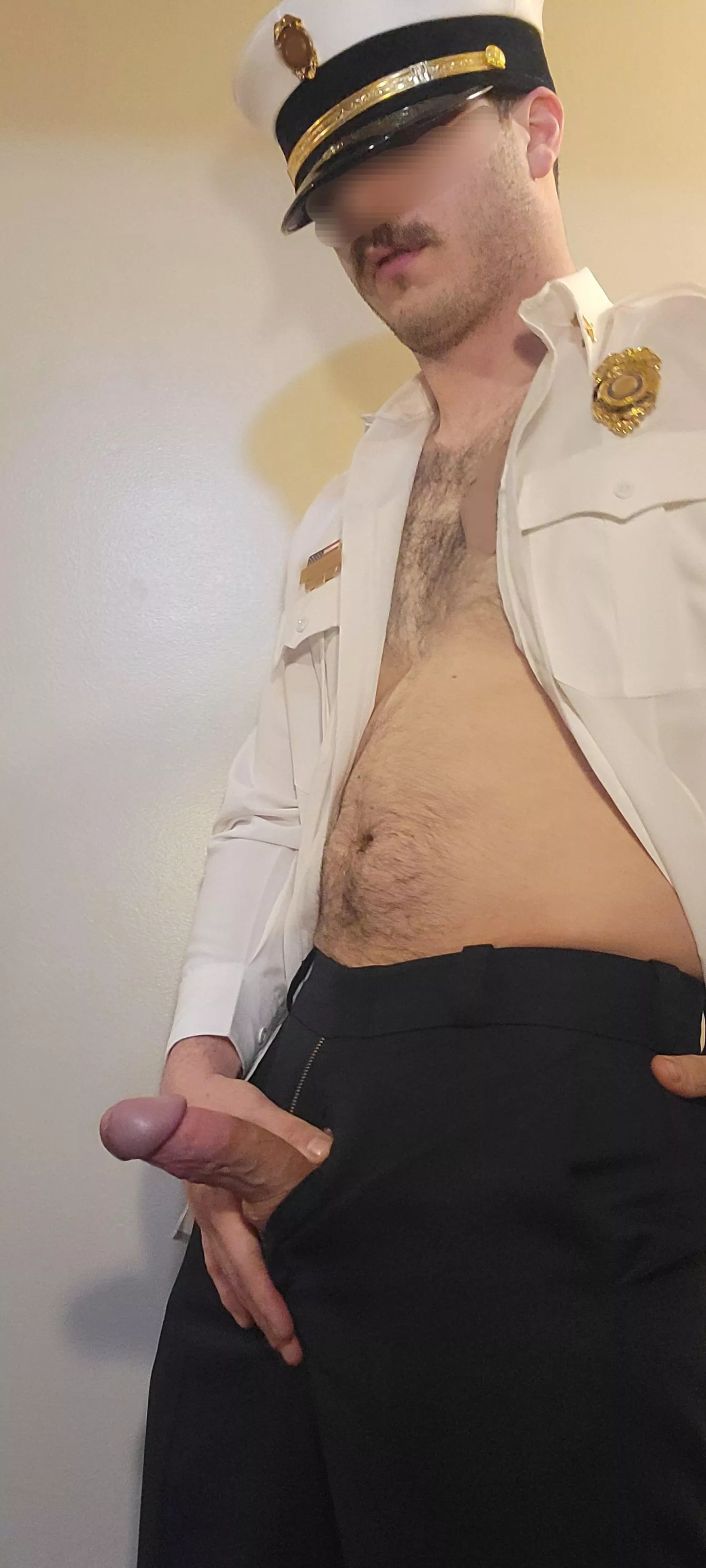 Who's helping me out of this uniform?