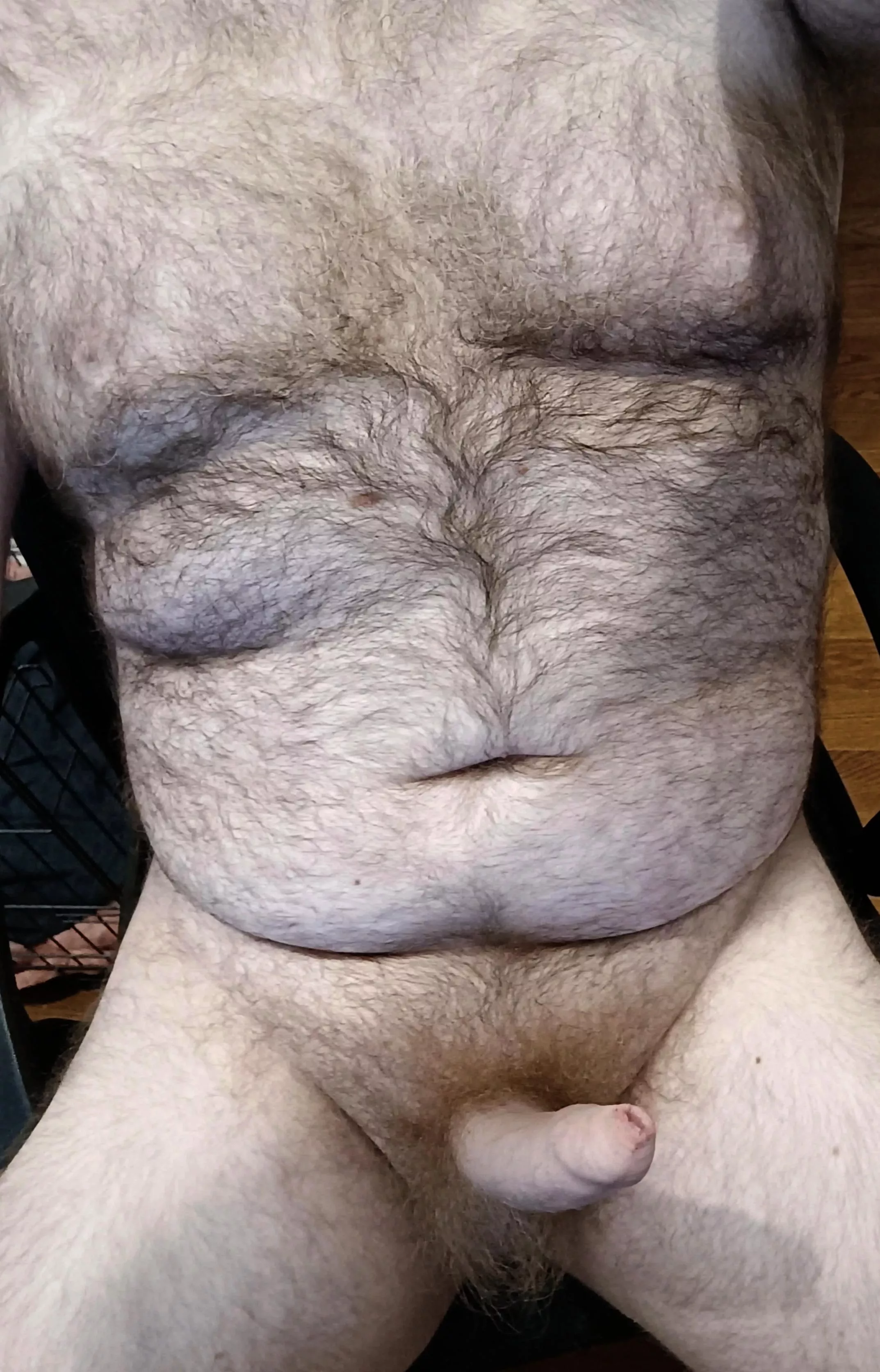 Working on the weekend sucks, at least I can do it naked 