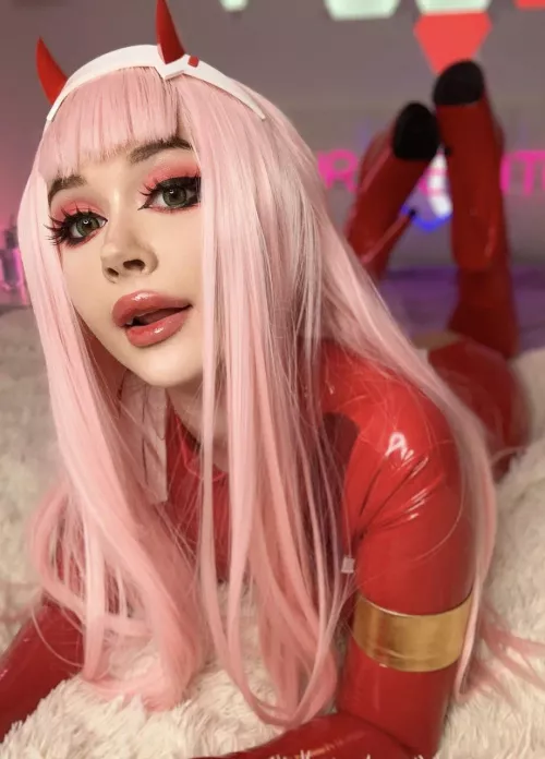 Zero Two from Darling in the Franxx by Purple Bitch 