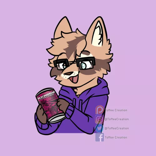 Admiring one's favourite drink :3 [These drinks themed YCH are still open :D]