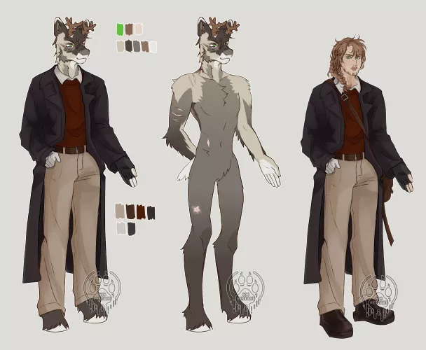 anyone's anthro oc also got a human form ?