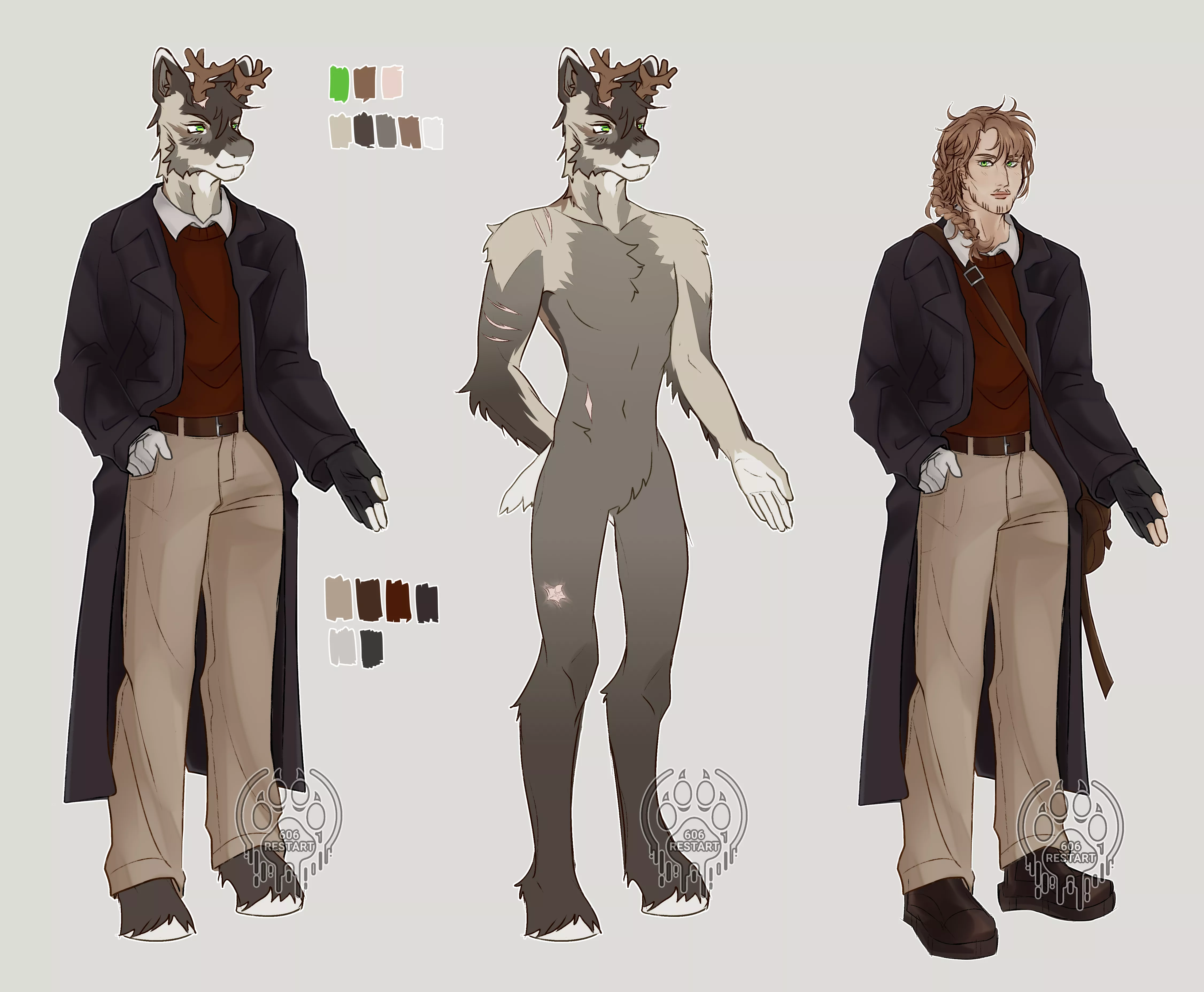 anyone's anthro oc also got a human form ?