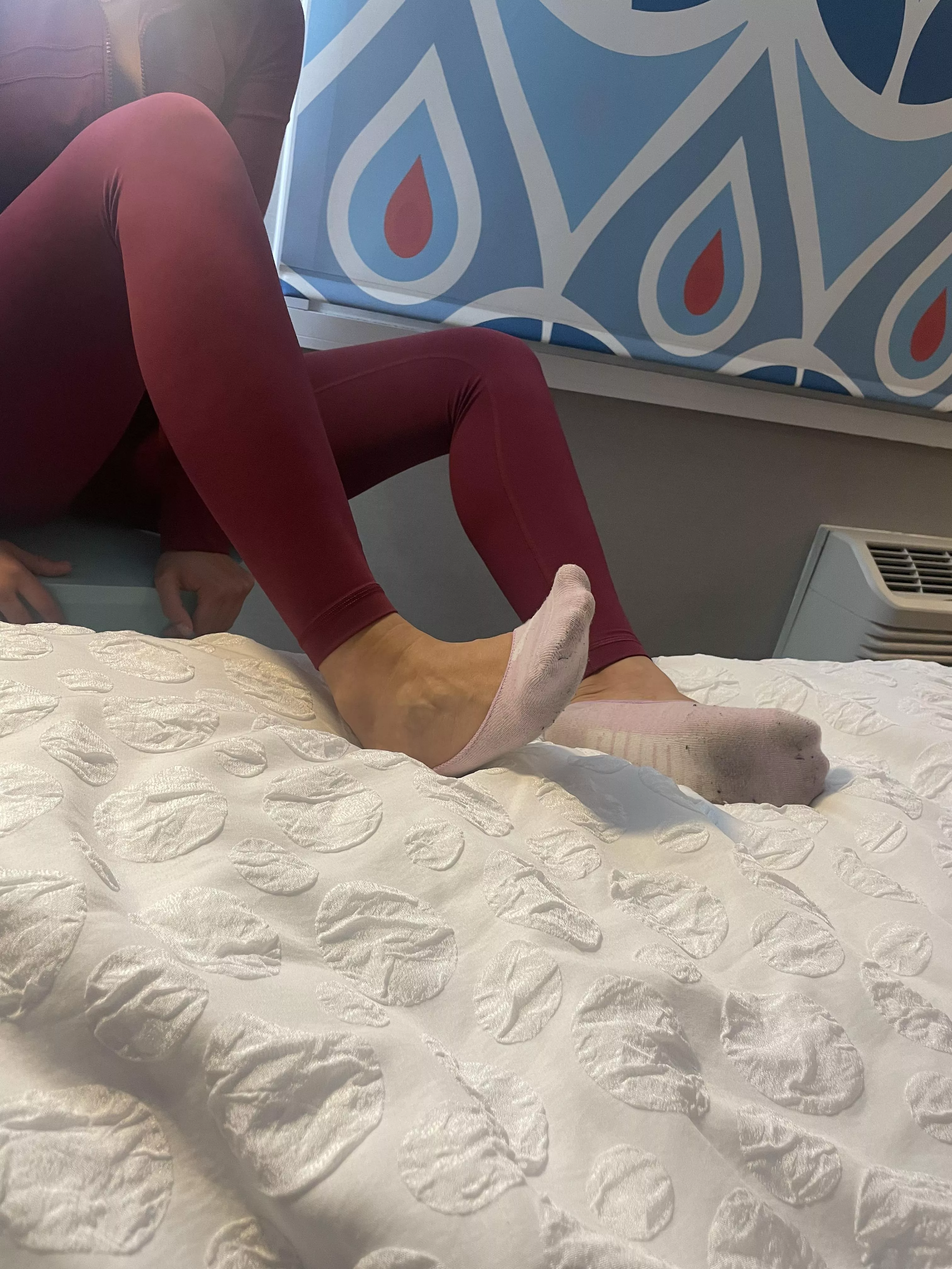 Be ready to taste my toasty socks