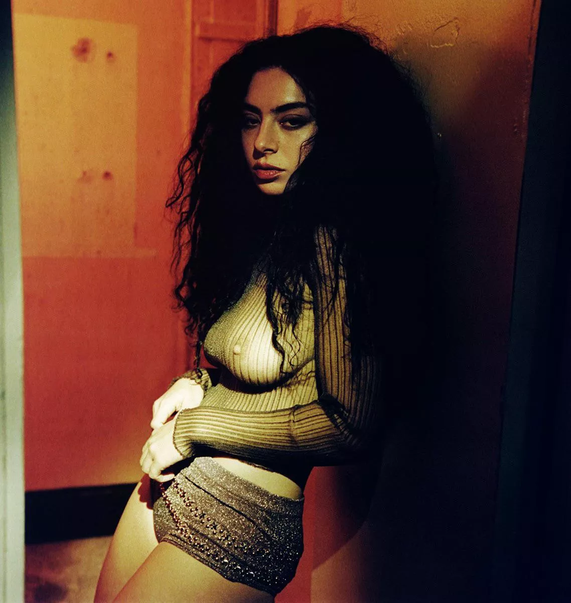 Charli XCX see through