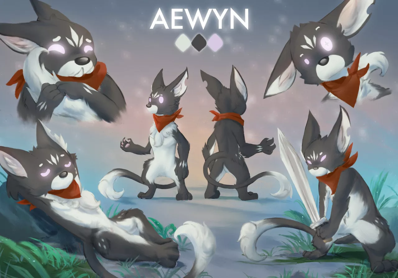 [Comm] Aewyn Ref Sheet @Stampmats