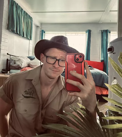 Dressed up as the Crocodile Hunter for a 40th Birthday party