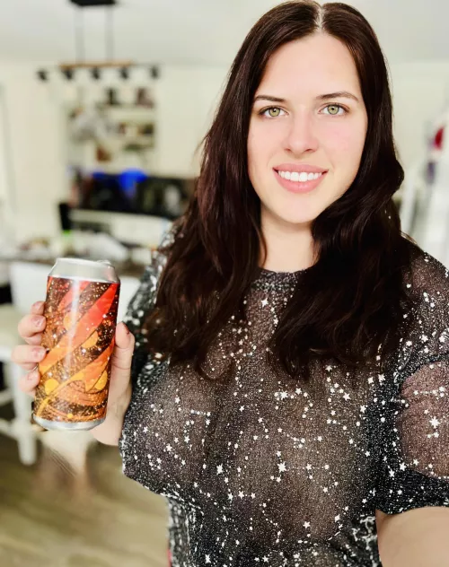 Drinking a Treehouse Stout, Relentless Optimism. Sooooo good.