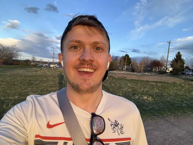 Enjoyed the golden hour last night ☺️