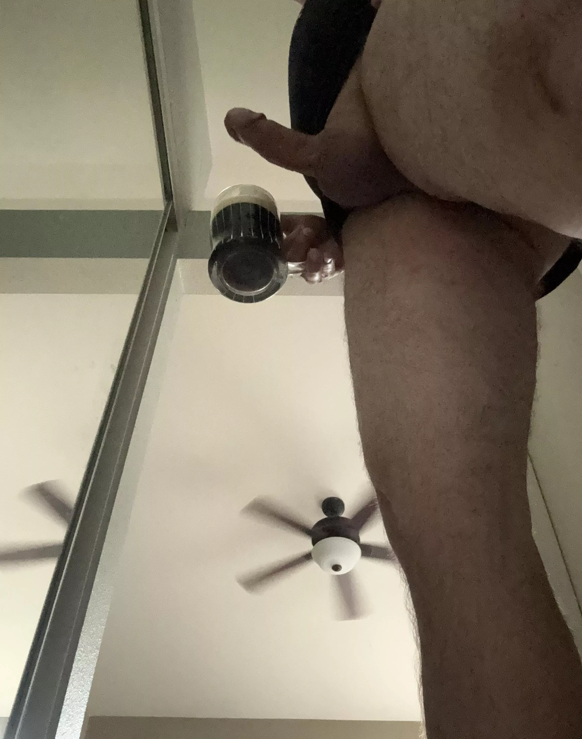 Enjoying a nice cup of coffee on a wet Saturday morning. 😎