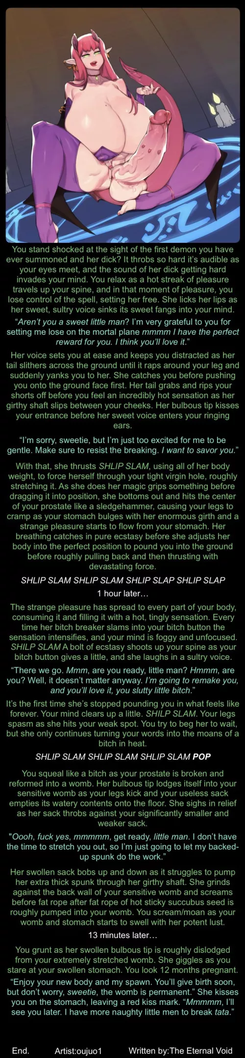 Failed Summoning [rough] [noncon] [impreg] (Artist:oujuo1) :3