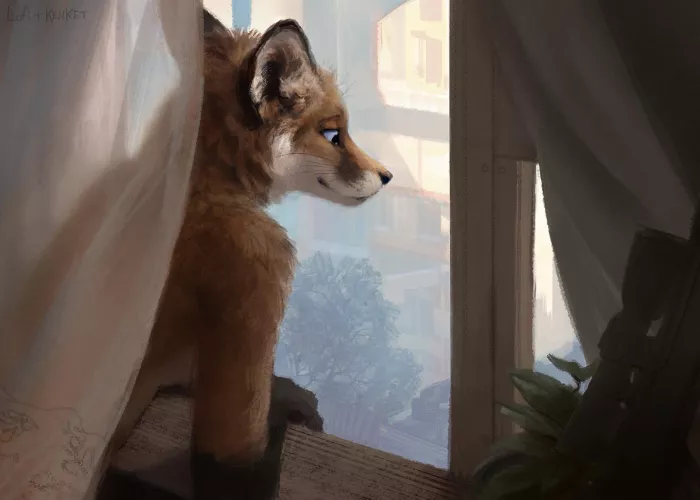 Good morning (art by Hax)