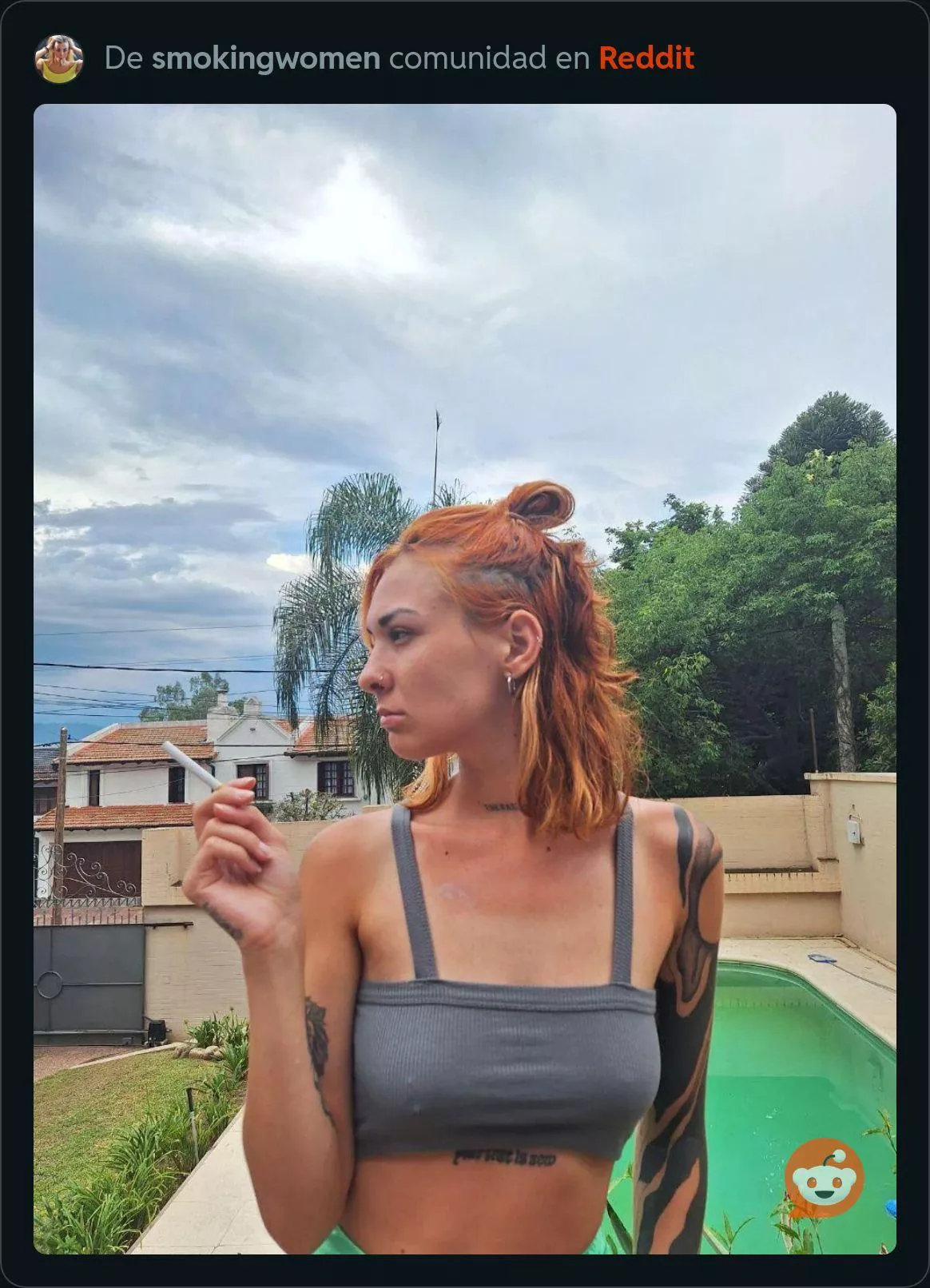 Hi honey can you imagine seeing me smoking?