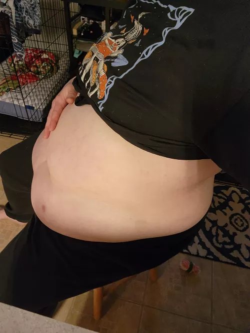 I'm so full from breakfast......I think I could stuff more in there though.