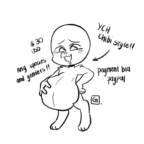 {Image} CHIBI YCH $30 USD (Art by me, SaadArtist)