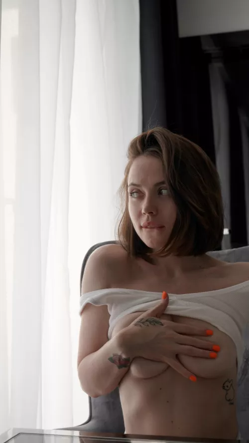 It would be a crime if I wore a bra