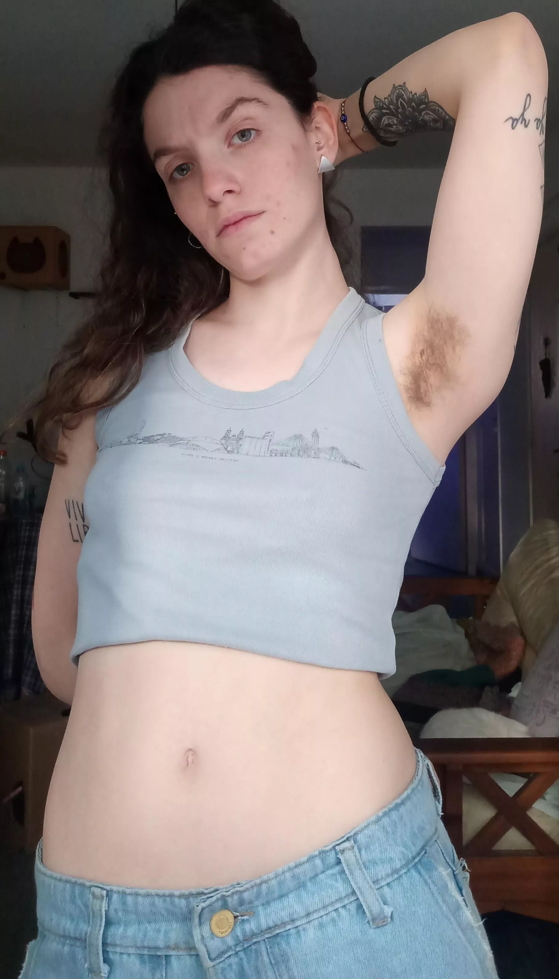 like this or more hair? 