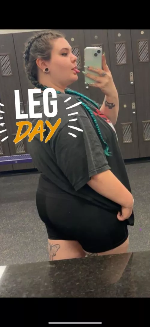 Never skip leg day 😌