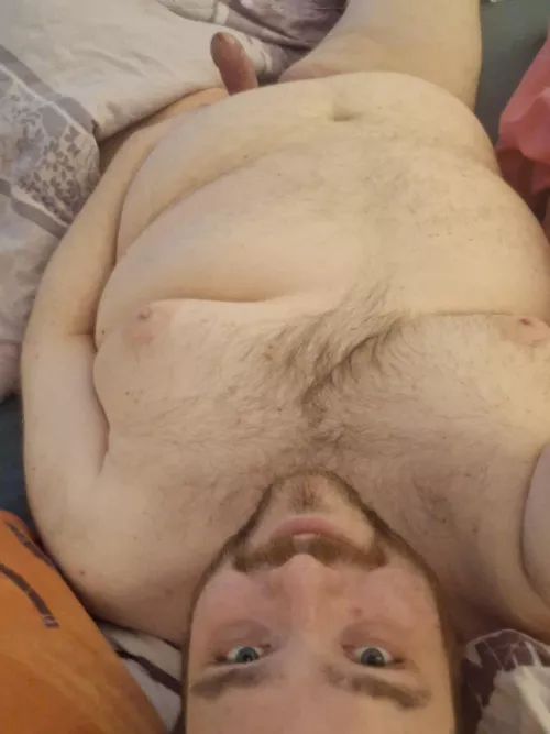 Relaxing in bed, had an edible or two.