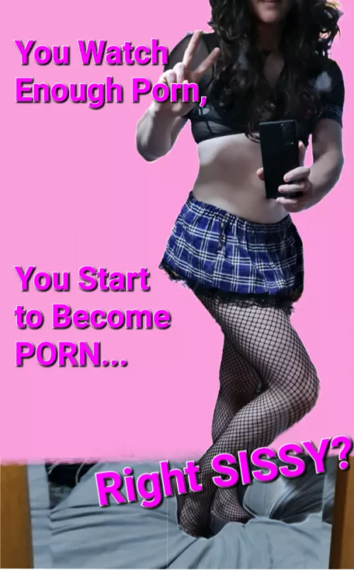 Say Please to see the Sissy School Gurl lift her Skirt :p