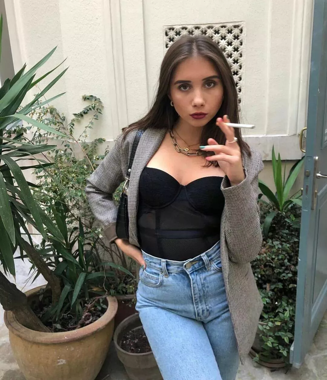 She’s sexy as hell and knows it