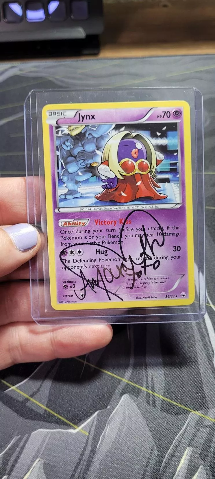 Signed Jynx card got St. Jude