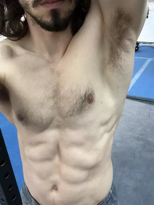 Sneak a sniff mid workout?