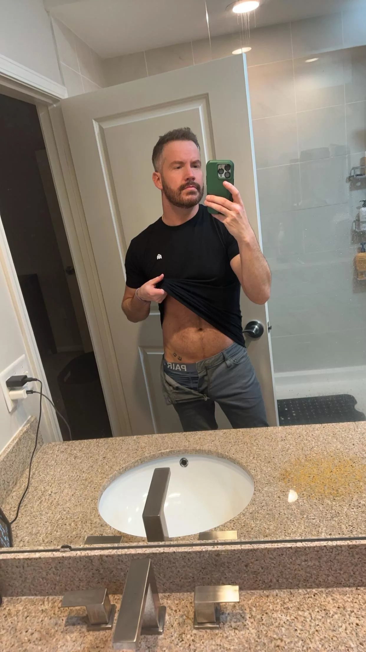 Something sexy about a plain black tee. What do you think?