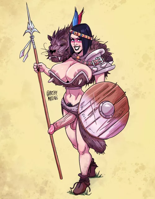 Spear Maiden is a penetrative princess [ArtByMatches]