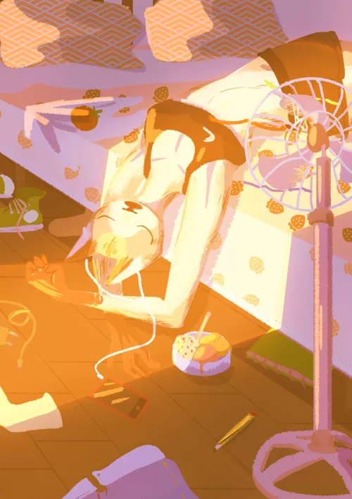 Summertime lazy mess by me